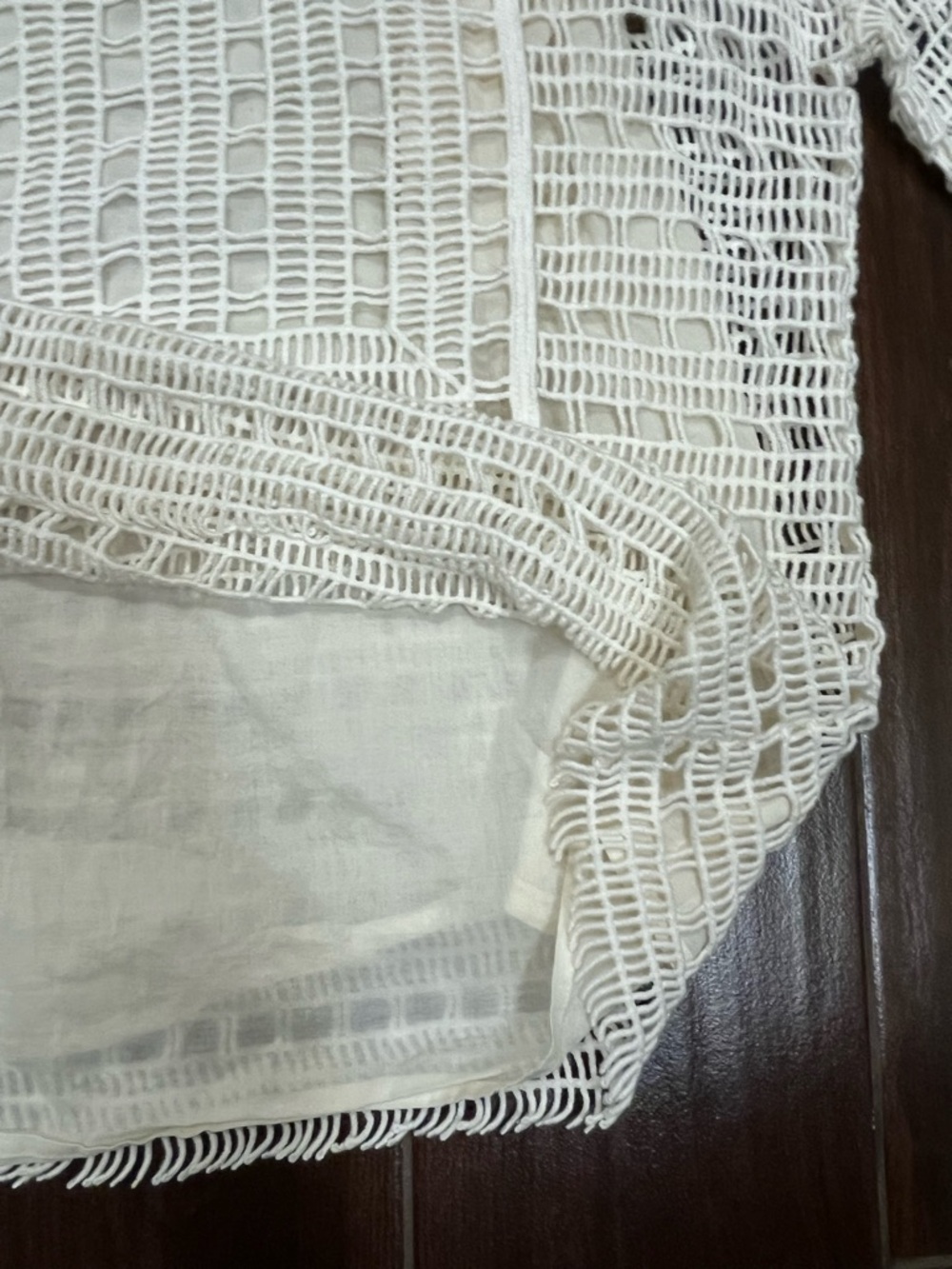 Tory Burch Crochet Top Tunic - S - Picture 5 of 8